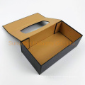 Custom Logo Folding Rigid Paper Foldable Gift Packing Shopping Jewelry Box with Window